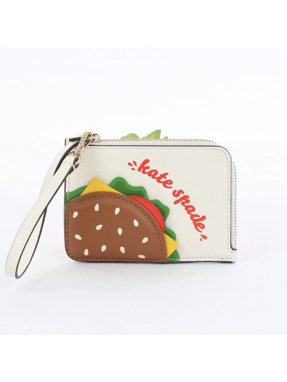 Kate Spade Snack Bar Burger Card Holder Wristlet